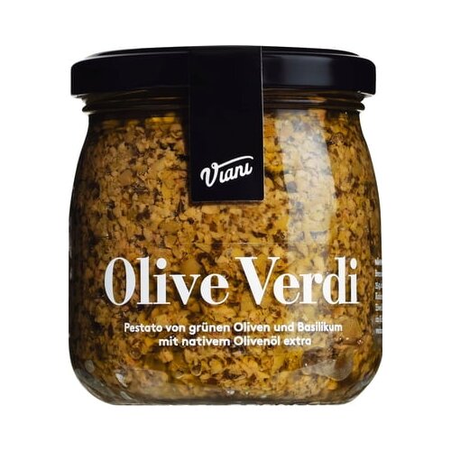 Viani Alimentari OLIVE VERDI - Pestato di olive verdi e basilico Cene