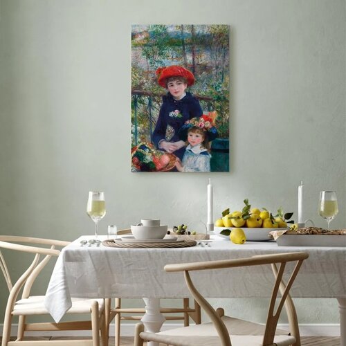 Slika - Pierre-Auguste Renoir &amp;ndash; Two Sisters (On the Terrace) 60x90 Akustična Slike