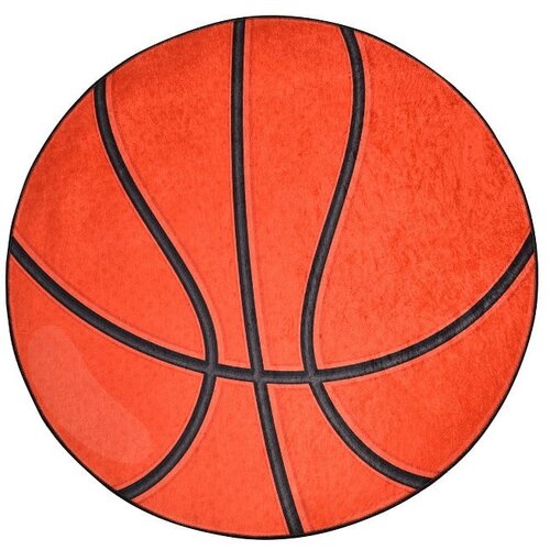Chilai Oranžna otroška nedrseča preproga Basketball, ø 140 cm Cene