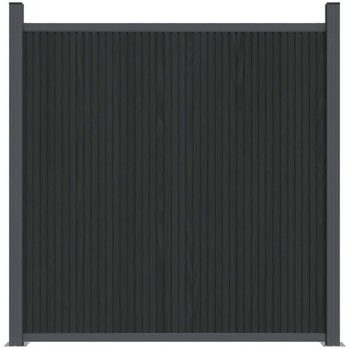  Ograjni panel siv 1564x186 cm WPC Slike