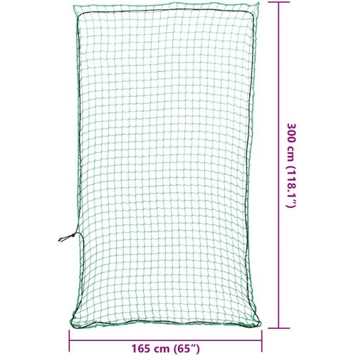 vidaXL Mreža za prikolicu s elastičnim užetom zelena 3x1,65 m PP Cene