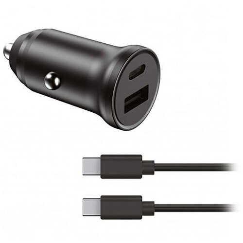 Ksix auto punjač usb-c i usb-a + usb-c kabel Slike