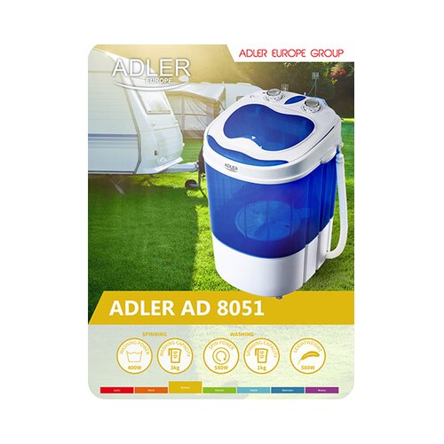 Adler Mini pralni stroj Camry AD8051 Slike