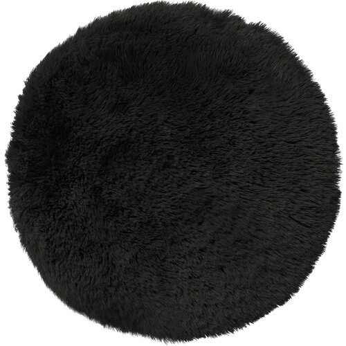  Presvlaka za jastuk 6 pcs HEERLEN Crna &amp;Oslash; 40 cm PV flis Slike