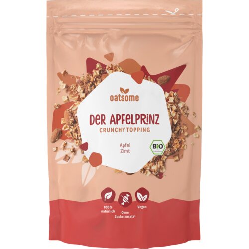 BIO Crunchy Topping - &amp;quot;Der Apfelprinz&amp;quot; - 180 g Slike