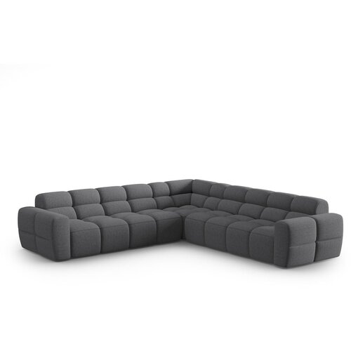Micadoni Home Siva kotna sedežna garnitura Lisa &amp;ndash; Slike