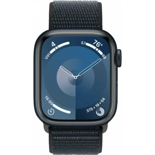 Apple Watch Series 9 45mm (GPS) Aluminium Case Midnight Black with Sport Loop Midnight Črna