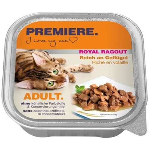 Premiere Cat Adult Royal Ragu perad 100 g ALU-pak Slike