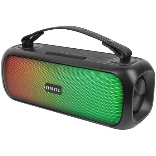 Streetz B200 Boombox, 30 W, otporan na ki&amp;scaron;u, duga LED, crna Slike
