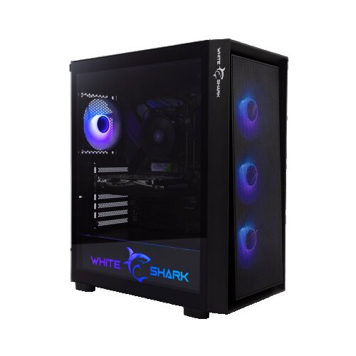 WHITESHARK GCC 2401 WARHEAD - 3 Black 4 Fans PC CASE Cene