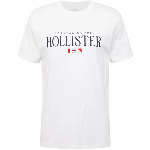 Hollister Majica 'COASTAL' marine / rdeča / bela