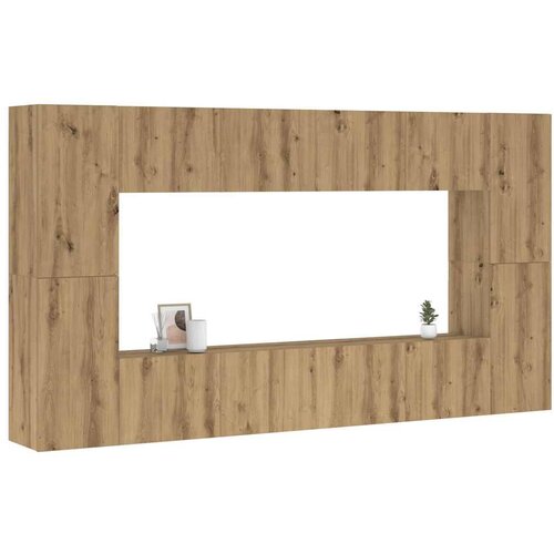 Furnova 8 kosov stenske TV omarice Artisan Oak Engineered Wood, (21922511) Cene