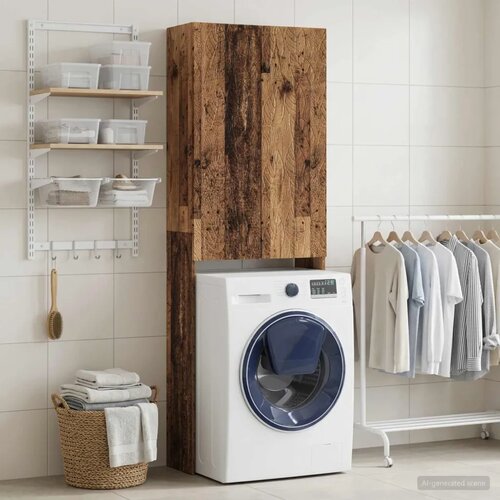  Kabinetska WC DELFT Staro drvo 66 x 25 5 x 190 cm - Staro drvo Cene