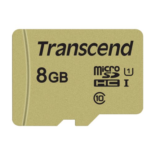 Transcend microSDHC 500S 8GB Class 10 UHS-I U1 + SD Adapter Cijene