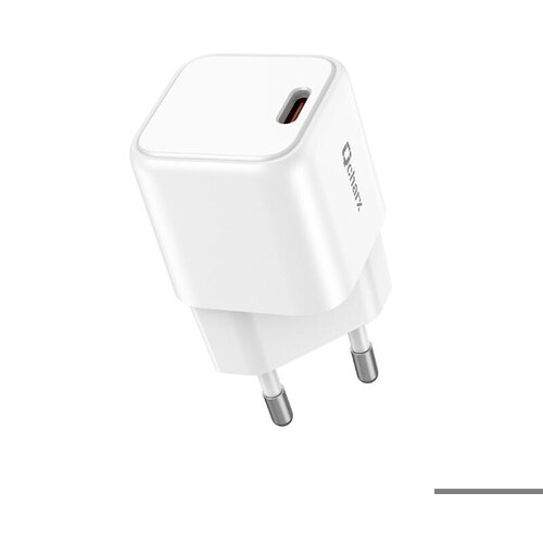 BZ Qcharx Hera Mini Charger 3A 20W 1 Type C Port Bela Prilagojeno razdelilnikom, (21580899) Cene