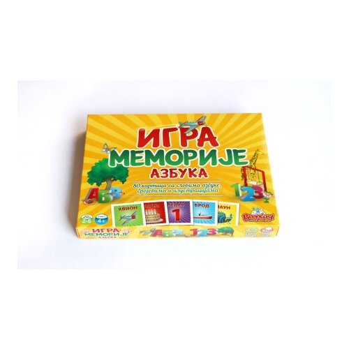  Igra memorije azbuka ( 774727 ) Cene
