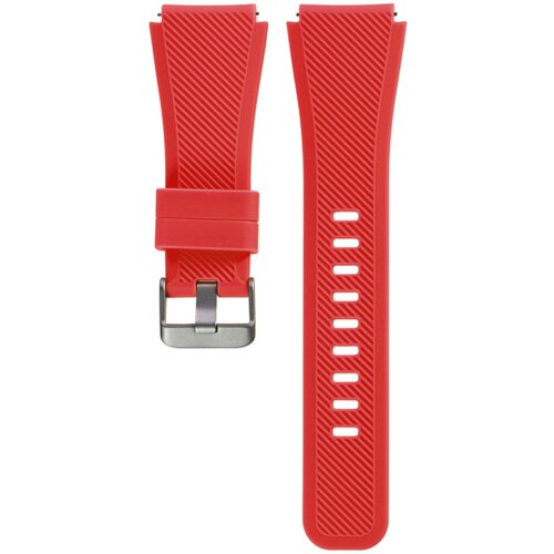  silikonska narukvica za pametne satove crvena 22mm Cene
