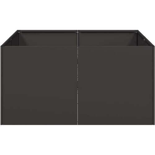 VidaXL Sadilica crna 80x80x40 cm od hladno valjanog čelika Slike