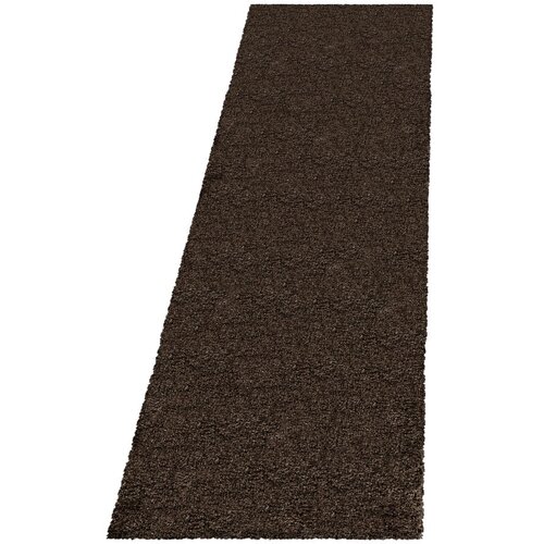 Ayyildiz Carpets Temno rjav tekač 80x250 cm Fluffy – Cene