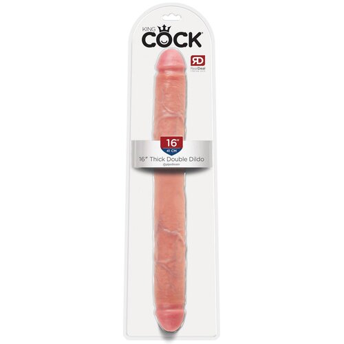 Pipedream King Cock 16&amp;Prime; Tanki Dupli dildo, 42 cm Slike