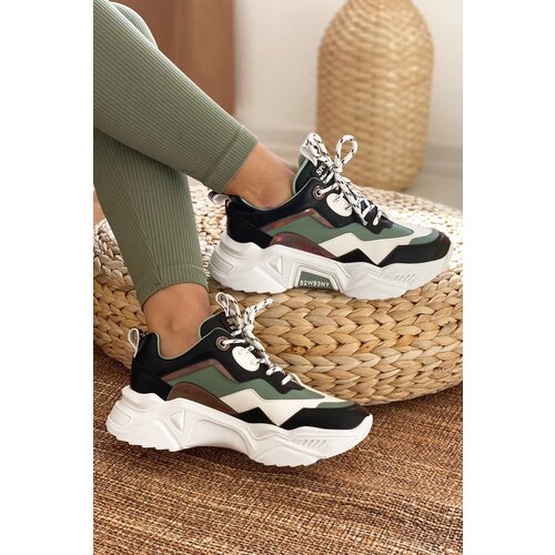 DARK SEER Women's Black and White Sneakers Cijene