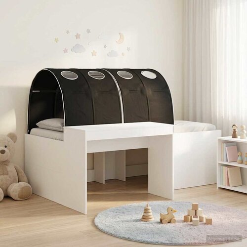  Krevet s tunelom 4 pcs Artisian hrast i crna Konstruirano drvo Cene