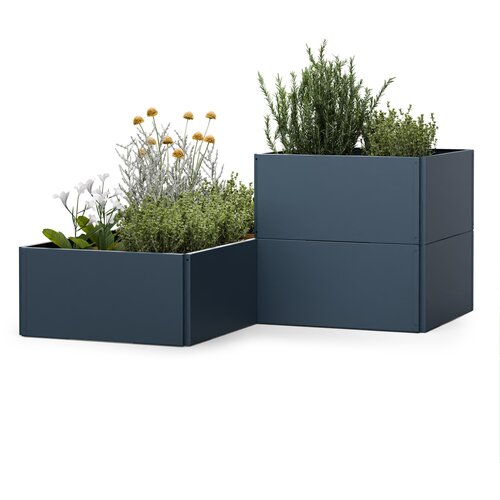 Blumfeldt Versagrow povi&amp;scaron;eni krevet s 12 modula | individualni oblik | debljina 1 mm, nehrđajući čelik Slike