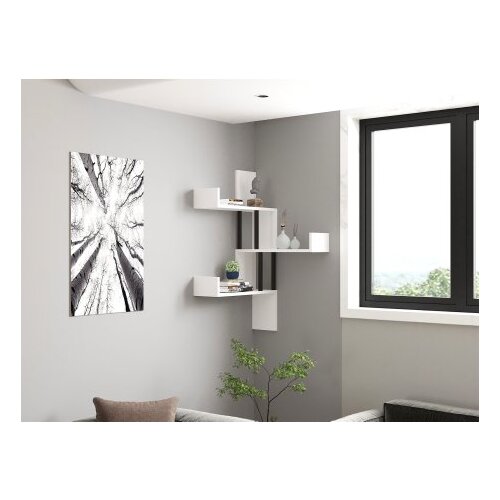 Hanah home Zidna polica Bombe White Slike