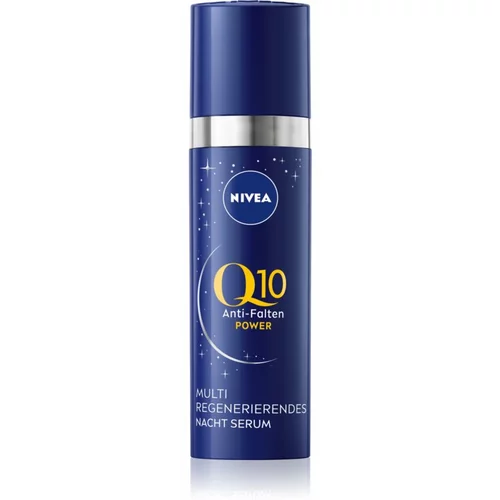 Nivea Q10 power ultra recovery night serum serum za obraz za vse tipe kože 30 ml za ženske