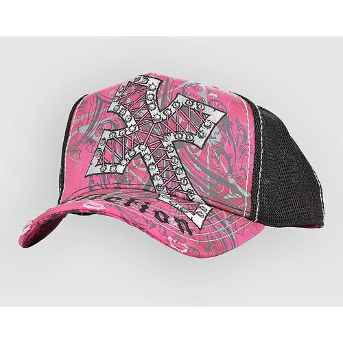 Affliction Lovita Kapa s &scaron;iltom hot pink potassium spray Cene