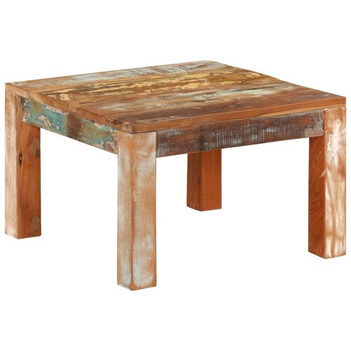 vidaXL Klubska mizica 55x55x35 cm trden predelan les Cene