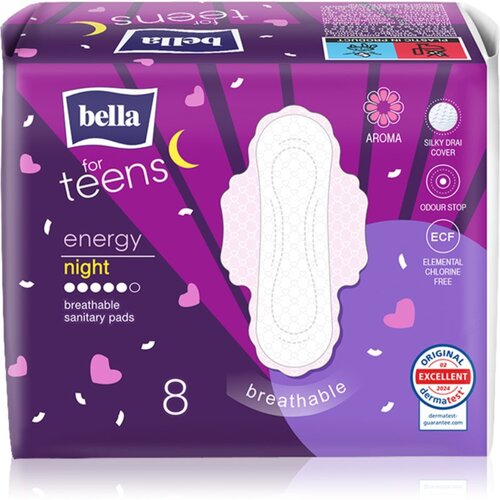 Bella For Teens Energy Night ulošci za noć 8 kom Cijene