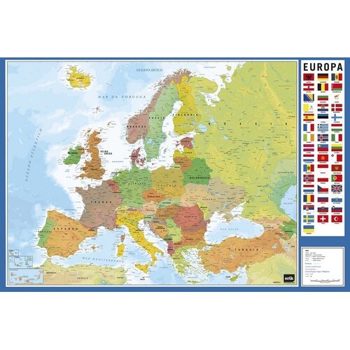 Grupo &Scaron;OLSKI VADE ZEMLJEVID EVROPE, (20871622) Cene