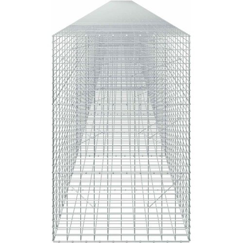  Gabion s žicom debljine 3,5 mm i mrežom 5x10 cm 1050x100x150 cm Slike