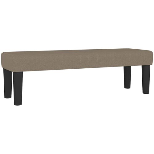  Krevet s oprugama i madracem smeđesivi 180x200 cm tkanina Slike