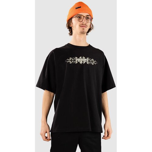 Empyre Into Nation Cropped T-shirt limo black Slike