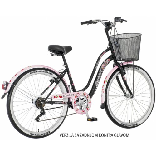 Explorer ženski bicikl LAD261KK 26"/18" cherry blossom crno-roze-beli Cene
