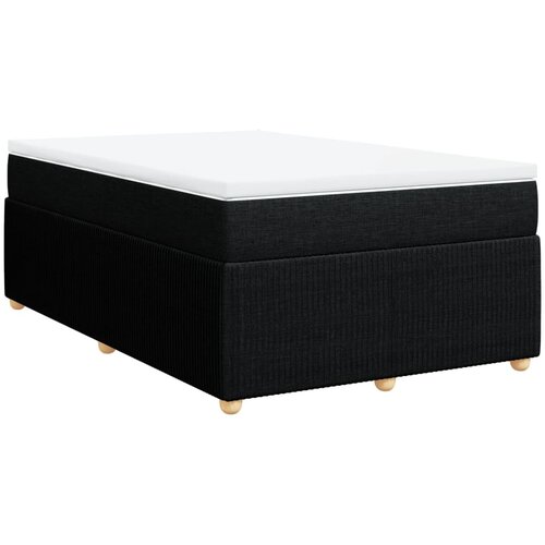 Maison Chic Box spring postelja - Vzmetna postelja z vzmetnico črna 120x190 cm blago SL11686, (21883385) Cene