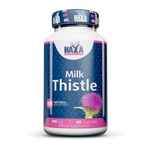 HAYA Labs milk thistle 100mg – zdravlje jetre, žučne bešike i kože Slike
