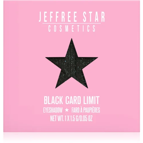 Jeffree Star Cosmetics Artistry Single senčila za oči odtenek Black Card Limit 1,5 g