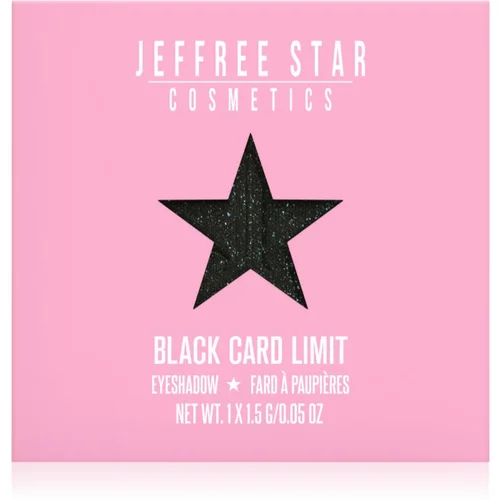 Jeffree Star Cosmetics Artistry Single sjenilo za oči nijansa Black Card Limit 1,5 g