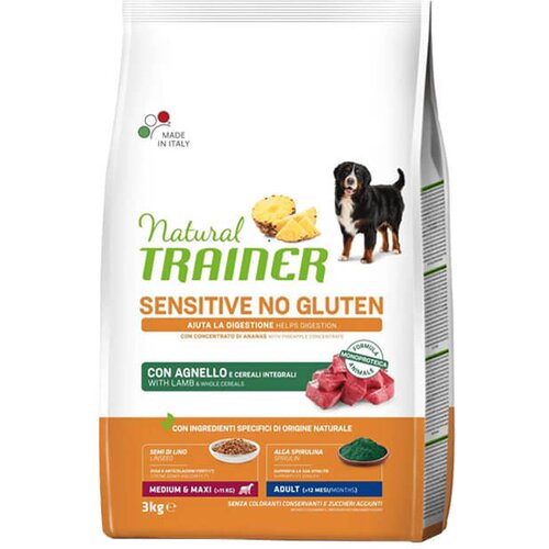 Trainer specialty nutrition sensitive monoproteico medium & maxi adult with lamb - hrana za odrasle pse srednjih i velikih rasa - sa jagnjetinom ( Cene