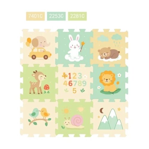  Podloga puzzle mat animals &amp;amp;numbers ( DEXY39378 ) Slike