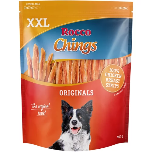 Rocco Chings XXL pakiranje - Piščančja prsa v trakovih 2 x 900 g