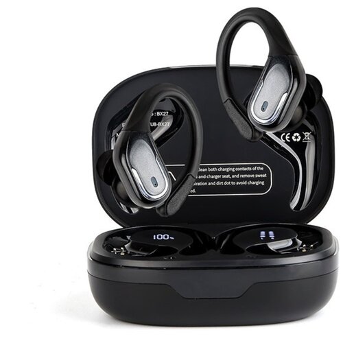 INF Brezžične &scaron;portne Bluetooth slu&scaron;alke z u&scaron;esnim kavljem BX27 - ergonomske, varno prilegajoče se, pametno zmanj&scaron;evanje &scaron;umov, polnilno ohi&scaron;je 4, (5000296244) Cene
