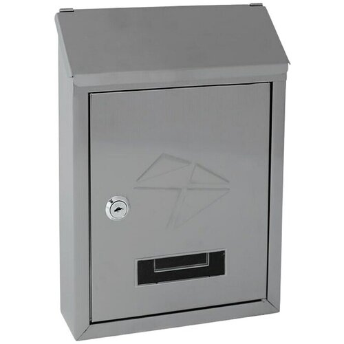  Stenski po&scaron;tni nabiralnik Smart (Do x &Scaron; x V: 21,5 cm x 6,7 cm x 30,4 mm, Barva: Siva, Nerjavno jeklo) Cene