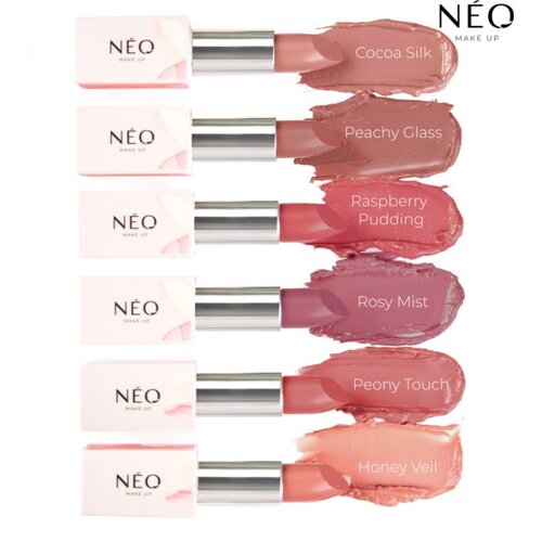 NEO MAKE UP Intense Serum Sheer Lipstick kremasti hidratantni ruž za usne nijansa 04 Raspberry Pudding 4.3 g Slike