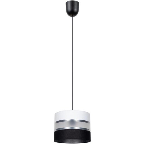  Luster na sajli CORAL 1xE27/60W/230V crno-bela Cene