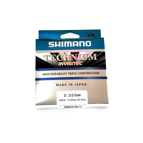 Shimano monofil technium invisitec 300m 0.355mm 12.0kg grey ( R404247 ) Cene