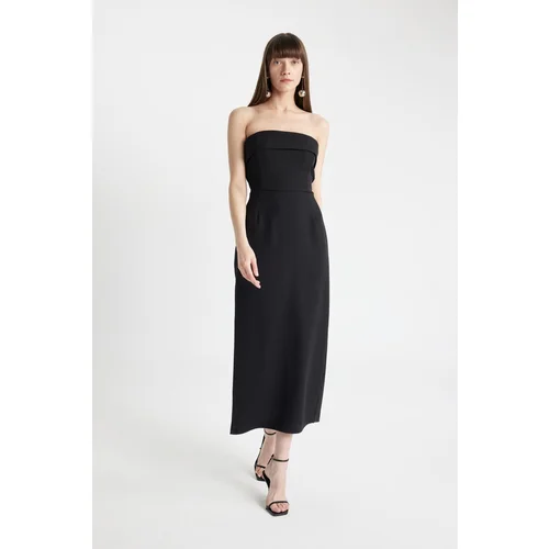 Defacto Bodycon Strapless Sleeveless Maxi Dress